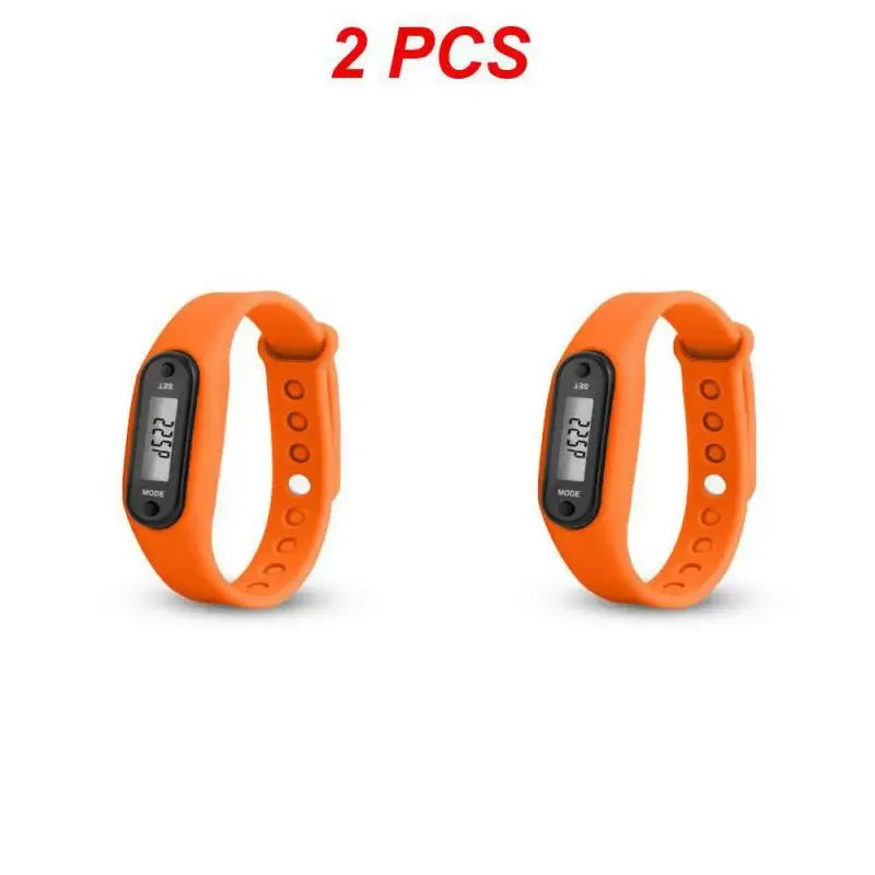 Smart Fitness Watch – Step & Calorie Tracker, LCD Display, Pedometer, 1/2PCS