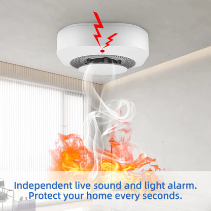 Independent Smoke Detector Sensor – Smart Fire Alarm for Home & Warehouse Security