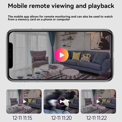 Wireless Smart Wifi Mini Camera – HD Night Vision for Home Security Monitoring