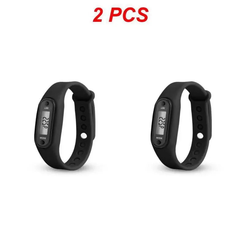 Smart Fitness Watch – Step & Calorie Tracker, LCD Display, Pedometer, 1/2PCS
