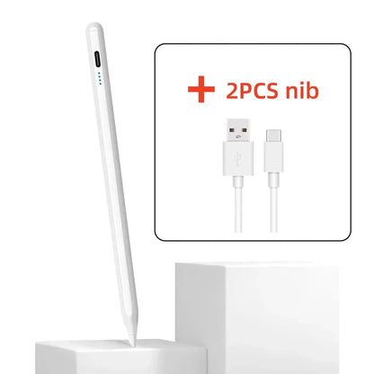 Universal Touch Stylus Pen with Magnetic Attachment & Pencil Nibs for Tablet