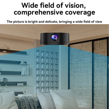 Wireless Smart Wifi Mini Camera – HD Night Vision for Home Security Monitoring