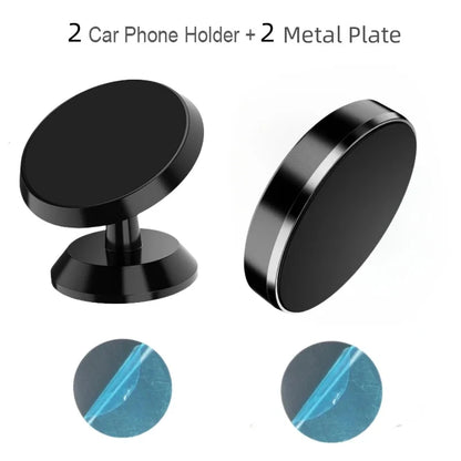 Magnetic Car Phone Holder – Universal Stand for iPhone, Xiaomi, Huawei, Samsung