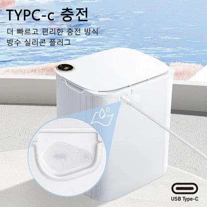 20L Smart Sensor Trash Can with Display & Type-C Recharge for Bathroom & Kitchen