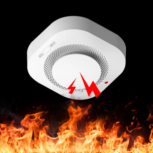 Independent Smoke Detector Sensor – Smart Fire Alarm for Home & Warehouse Security