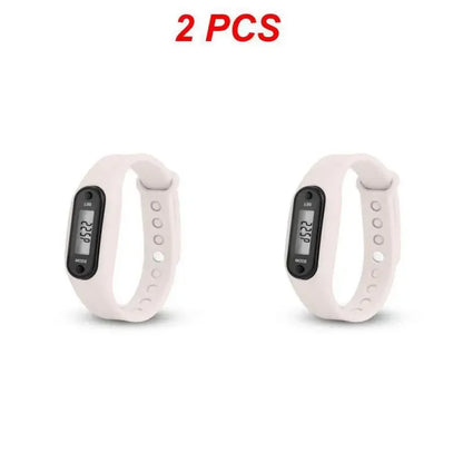 Smart Fitness Watch – Step & Calorie Tracker, LCD Display, Pedometer, 1/2PCS