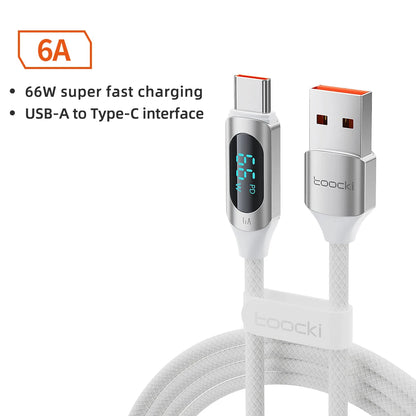 Toocki 100W Type-C to Type-C Fast Charging & Display Cable for Xiaomi, MacBook, iPad