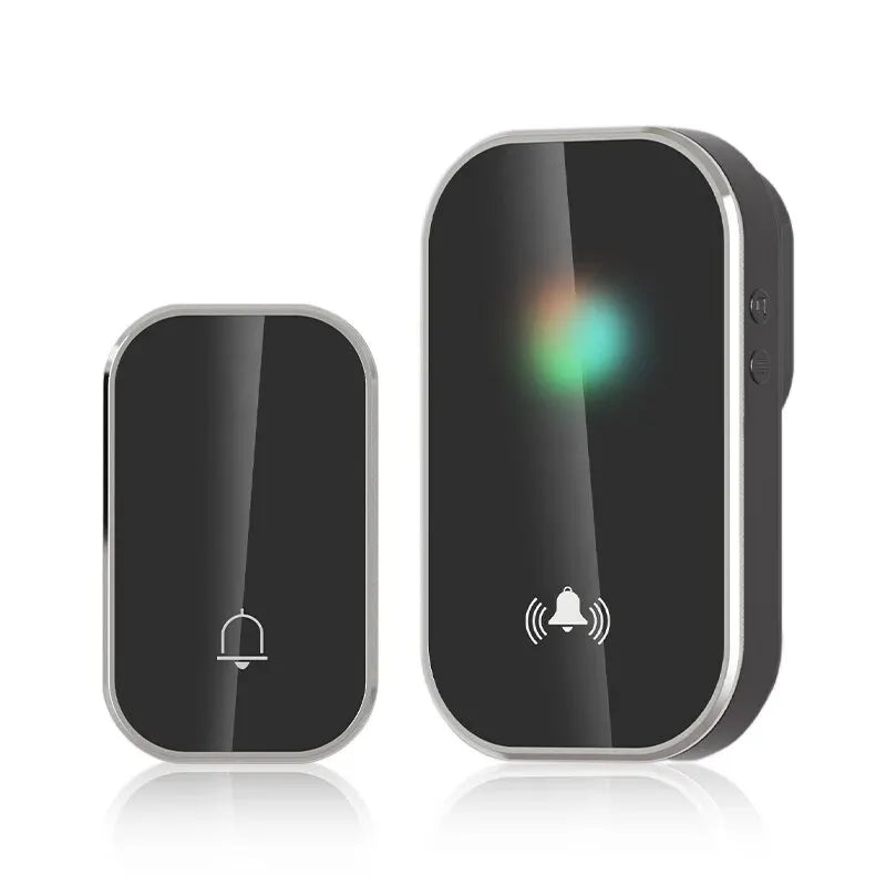 Wireless Smart Doorbell – 36 Ringtones, 300M Range, Outdoor, Battery-Free Chime Kit