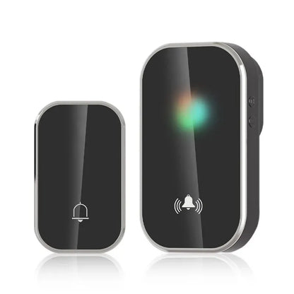 Wireless Smart Doorbell – 36 Ringtones, 300M Range, Outdoor, Battery-Free Chime Kit