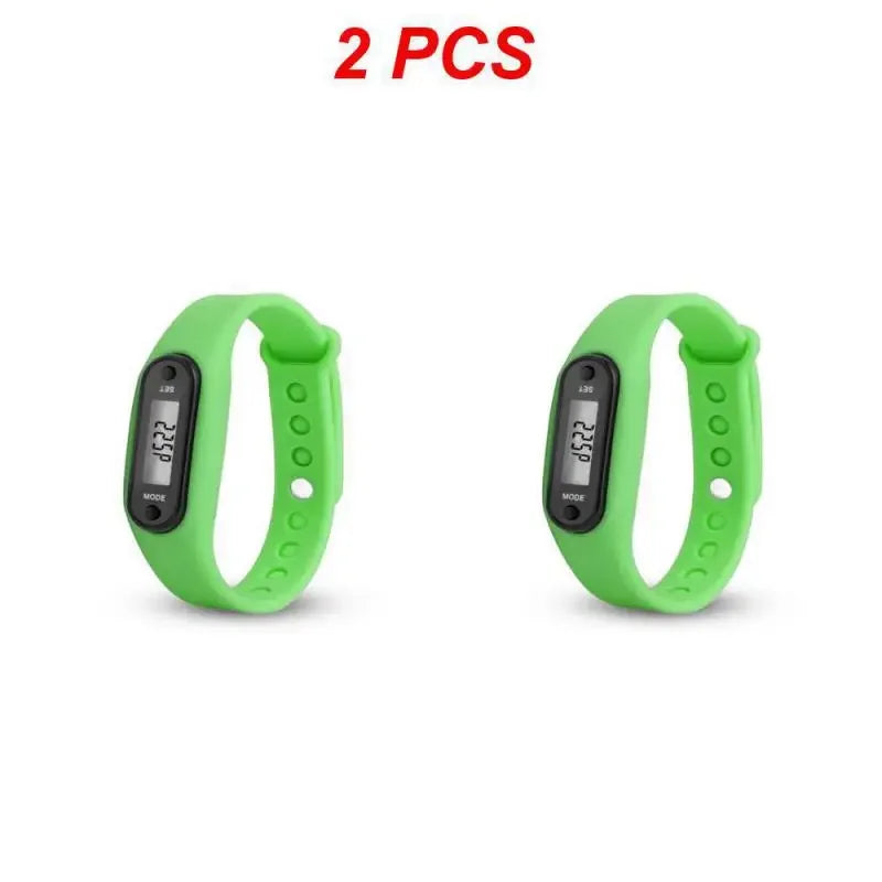 Smart Fitness Watch – Step & Calorie Tracker, LCD Display, Pedometer, 1/2PCS