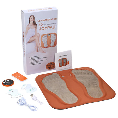 3D Smart Foot Massage Pad – RF Remote, 8 Modes, 29 Levels, Circulation Booster