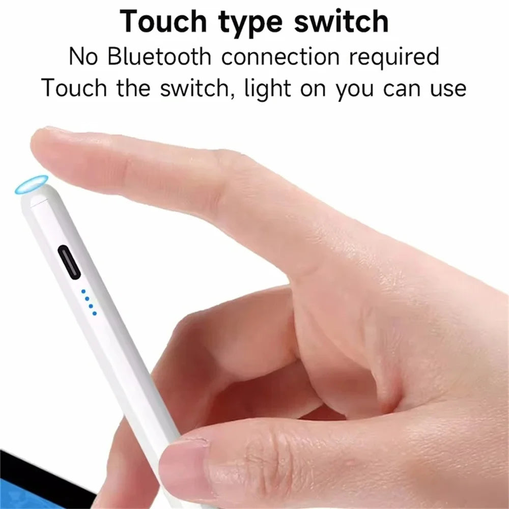 Universal Touch Stylus Pen with Magnetic Attachment & Pencil Nibs for Tablet