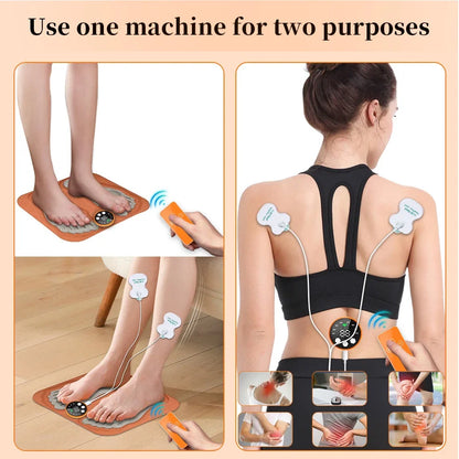 3D Smart Foot Massage Pad – RF Remote, 8 Modes, 29 Levels, Circulation Booster