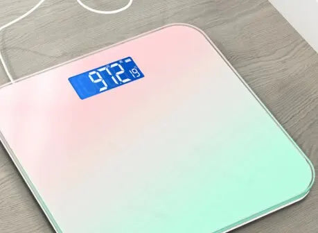 Gradient LCD Digital Glass Body Weight Scale – Intelligent Electronic Balance