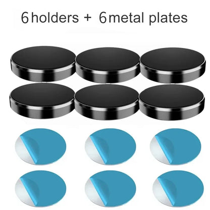 Magnetic Car Phone Holder – Universal Stand for iPhone, Xiaomi, Huawei, Samsung