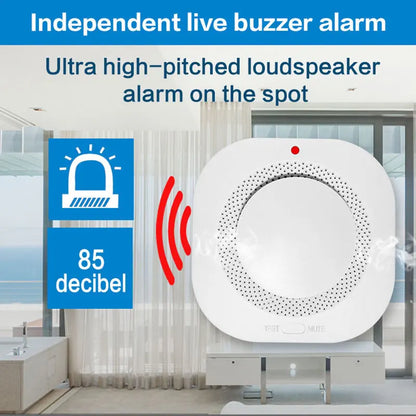 Independent Smoke Detector Sensor – Smart Fire Alarm for Home & Warehouse Security