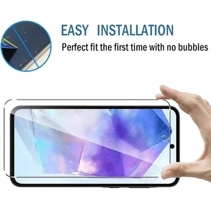 NNBILI 5Pcs Tempered Glass Screen Protector for Samsung A12 A13 A14 A22 A32 A52 A71