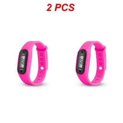 Smart Fitness Watch – Step & Calorie Tracker, LCD Display, Pedometer, 1/2PCS