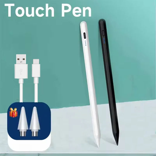Universal Touch Stylus Pen with Magnetic Attachment & Pencil Nibs for Tablet