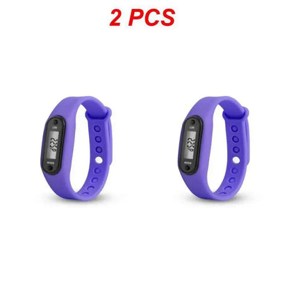 Smart Fitness Watch – Step & Calorie Tracker, LCD Display, Pedometer, 1/2PCS